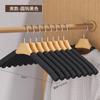 Estante de Esponja de Madera Maciza Colgador de Algodón con Pegamento de Loto Tienda de Ropa Esponja Antideslizante Sin Costuras Colgador de Almacenamiento de Madera para Adultos