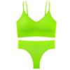 Conjunto de Sujetador y Chaleco de Espalda Grande 666# Transfronterizo para Chicas Conjunto de Ropa Interior Sexy de Tirantes Franceses con Tanga para Mujer