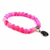 Pulseira de Pedra Vulcânica Moda Transfronteiriça Europeia e Americana Pulseira com Pingente de Estrela do Mar Pedra Natural Onda Lótus Yoga Amazônia