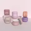 Frasco redondo sellado transparente de PET transfronterizo 120/180/240ml material de empaque para mascarilla capilar frasco de plástico para crema cosmética