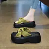 Sandalias de Plataforma Elevadoras para Mujer, Adecuadas para Combinar con Vestidos, Ropa de Verano para Exteriores, Nueva Moda 2026, Zapatos de Playa de Estilo Chino de Gama Alta