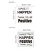 Frases em Inglês Transfronteiriças Nunca Desista Adesivos de Parede Inspiradores Quarto Sala de Estar Escritório Parede Decalque Decorativo