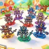 Nuevas pegatinas 3D en capas de gran formato, pegatinas 3D de dibujos animados para niños, serie DIV masculina creativa con forma humana 3D