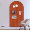 Adhesivos de Pared de Fieltro Ins Estilo Escandinavo Tablero de Fieltro Autoadhesivo Exhibición de Trabajos de Jardín de Niños Tablero de Corcho Pared de Fotos Tablón de Anuncios