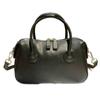Bolso de Mujer de Cuero Genuino Transfronterizo Nueva Llegada Capa Superior Cuero de Becerro Curtido Vegetal Bolso Boston Retro Portátil Combinable Bolso Bandolera Bolso de Hombro para Mujer