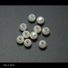 Perlas de imitación, cuentas redondas de gran agujero, venta al por mayor, protección del medio ambiente, cuentas sueltas de gran agujero blanco, accesorios de joyería DIY, venta directa de fábrica