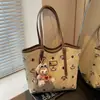 Moda Nova Versátil de Primavera 2026 Transfronteiriça Bolsa Bolsa Tote Bolsa de Mão Cesta Bolsa Tote Bolsa de Ombro