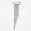Cadena de Joyería Transfronteriza Europea y Americana Broche con Borla Accesorios para Ropa para Mujeres, Moda de Lujo Ligero Remache Cadena para Pantalones Accesorio para Acortar