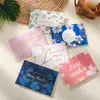 Cartão de Boas-Vindas com Hot Stamping de Natal Cartão de Bênção Criativo 3D Conjunto de 6 Cartões com Envelopes para Presente de Feriado Aniversário