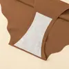 Ropa interior para mujer de talla grande, estilo europeo y americano, hecha a medida, sexy, fina, transpirable, deportiva, de tiro bajo, sin costuras, de seda helada