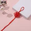 Nudo Chino Cuadrado de la Victoria con Borla Colgante Tejida a Mano Empaque Accesorios de Regalo Colgante de Unidad USB Al Por Mayor En Stock