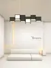 Lustre Minimalista para Restaurante Designer Combinação Criativa Lâmpadas para Sala de Jantar Pós-moderno Simples Mesa de Jantar Bar Lâmpadas LED