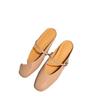 En stock ~ Sandalias francesas Zapatos de mujer para uso exterior Primavera y verano 2025 Nuevas pantuflas Mary Jane de un solo pedal