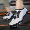 Zapatos de fitness para interior, zapatos de yoga, zapatillas deportivas para mujer, especializados para entrenamiento aeróbico, cuerda para saltar, baile, silenciosos, antideslizantes, amortiguadores para uso en casa