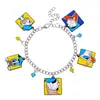 Pulsera de Personaje de Dibujos Animados Best-Seller Europeo y Americano Transfronterizo Donald Moda de Nicho Aleación Goteo de Aceite Joyería Fábrica al por Mayor