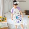 Camisón de manga corta para niños del Sudeste Asiático Vestido de niña Verano Fino Grande Princesa para niñas Vestido para el hogar Moderno
