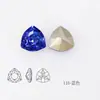 Cristales Dongzhou Triangulares 7mm Coloridos con Base Puntiaguda para Uñas Rhinestones Pequeña Cabeza de Tigre Forma Triangular Rhinestones Accesorios para Uñas DIY