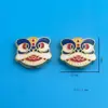 Guochao Shajin Conejo Ye Agujero Pasante Cuenta León Borla Colgante Agujero Pasante Dios de la Riqueza Joyería Tejida a Mano DIY Accesorios