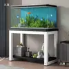 Estante para Acuario Mesa para Acuario Gabinete Inferior Base Pequeña de Hierro Caja de Racimo de Agua Soporte de Estante Inferior Estante de Almacenamiento para Acuario