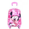 Nueva moda 18 pulgadas 20 pulgadas caricatura linda rueda universal para reducir la carga de la mochila de los estudiantes de primaria maleta infantil maleta de viaje