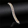 Nova Moda Exquisite Acessórios de Casamento para Noiva Pulseira Colorida Cheia de Diamantes Joias para Menina Fornecimento Direto da Fábrica