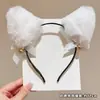 2026 nova tiara elegante e versátil para mulheres, tiara de pelúcia estilo coreano outono e inverno, presilha de cabelo de pelúcia fofa, tiara para maquiagem