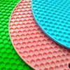 Tapete Isolante de Silicone Ultra-Espesso em Formato de Colmeia Ecológico de Grau Alimentício, Tapete de Mesa de Jantar, Tapete para Panela e Tapete para Tigela, Multicor Mais Logo Preço de Fábrica