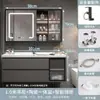 Mueble de baño con lavabo cerámico integrado, lavamanos, tocador de baño, combinación de mueble para lavabo de baño