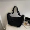 Bolsa de Chaqueta de Plumas Bordada Acolchada Estilo Tweed 2025 Nuevo Otoño e Invierno Versátil Bolsa Dumpling Versátil Bolso de Hombro Cruzado