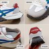 Novos Tênis de Treino Alemães para Mulheres Outono 2025, Cruzados, Sola Grossa, Aumento de Altura, Cor Blocada Retrô Casual, Laço de Pato Mandarim, Sapatos Forrest Gump