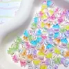 Nuevas decoraciones para uñas serie medusa oceánica transparente como el hielo, estilo caricatura, versátiles, dijes 3D para uñas portátiles y accesorios de resina