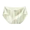 Ropa interior estudiantil personalizada estilo japonés, fresca y femenina con lazo, cómodos panties triangulares sin costuras de cintura baja para mujer, estilo japonés