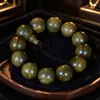 Pulseira Autêntica de Sândalo Verde Argentino com Círculo Único, Contas de Oração Budistas, Pulseira de Madeira com Vários Círculos, Diversos Estilos, Atacado do Fabricante