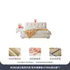 Cama nórdica moderna, sencilla, ligera, de lujo, impermeable, de piel de cordero, estilo crema, para dos personas, estilo malvavisco, para dormitorio principal, tamaño queen