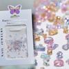 Mini joyería de diamantes de circonita transfronteriza para decoración de uñas, circonita plana desnuda, color transparente, circonita blanca, taladro para decoración de uñas, cielo estrellado, color circón desnudo