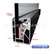Ranura de Piso de Aluminio Ranura para Vidrio Sin Marco Perfil de Aleación de Aluminio Barandilla de Balcón Ático Exterior Expuesto Barandilla Fija