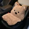 Cojín Nuevo para Asiento de Coche Invierno Felpa Cálido Cojín de Coche para Mujer Asiento y Respaldo Integrados Trasero de Coche Lindo Cubierta de Cojín de Asiento