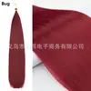 Perucas Europeias e Americanas 30 Polegadas Fibra Sintética Cabelo Longo Liso Pacotes Extensões de Dreadlock Cabelo Africano Crochet Fábrica de Perucas Atacado