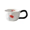 Taza Cerámica Linda de Puntos Taza de Café para el Hogar Taza Creativa de Dibujos Animados para Pareja Taza de Agua Taza de Desayuno Cerámica