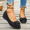 Zapatos de talla grande para comercio exterior, nuevos de verano 2026, zapatos de cuña con punta europea y americana para mujer, mocasines, zapatos deportivos y casuales para mujer