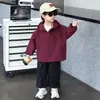 2026 Nuevo Estilo Chaqueta Cortavientos de Primavera y Otoño para Niños Nueva Sudadera con Cremallera Casual Versátil Chaqueta Superior