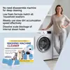 Pastilhas de limpeza para máquina de lavar, sem necessidade de desmontagem, desintegra fiapos, impurezas, sujeira e odores do tambor interno