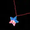 Diadema del Día de la Independencia de América Collar Festivo del Día Nacional Collar Intermitente El Más Vendido en Amazon Tamaño Estrella de Cinco Puntas
