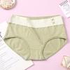 Ropa interior de mujer de algodón de talle alto de talla grande nueva, calzones abdominales levantacola, entrepierna de algodón para mujer, ropa interior de niña japonesa