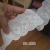 Renda de bordado de algodão material de costura para roupas DIY feito à mão borda de gola de boneca borda de manga acessórios de costura