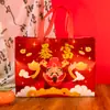 Bolsas de Tela No Tejida con Temática de Fortuna para Regalos de Año Nuevo, Bolsas de Regalo Engrosadas para Tabaco y Alcohol, Bolsas de Regalo de Año Nuevo al por Mayor en Stock