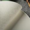Núcleo de pintura de abanico de bola pastel 33cm redondo en blanco papel Xuan núcleo de espejo lente trabajo especial para creación de caligrafía papel semi-maduro