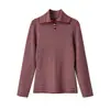 Fabricante transfronterizo de ropa para mujer al por mayor 2026 nuevo suéter de punto mezclado a rayas casual estilo europeo y americano