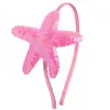 Nuevo pasador para el pelo diadema de estrella de mar para niños diadema dulce linda tocado regalo de princesa forma de estrella de mar diadema creativa suministro