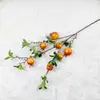 Flores Artificiales Doradas, Arreglo Floral de Cubeta de Bendición de Año Nuevo, Material Floral para Salón de Bodas de Eucalipto y Frutos de Acebo, Adornos Chinos